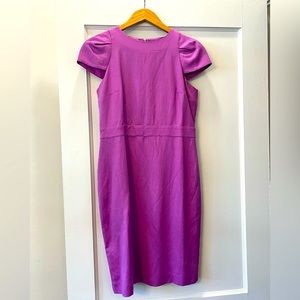 Purple NWT Ann Taylor Cap Sleeve Dress